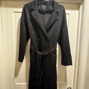 Truth Black Trench Coat for Women